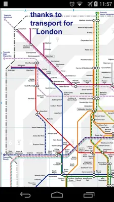 London Tube Rail Map android App screenshot 1